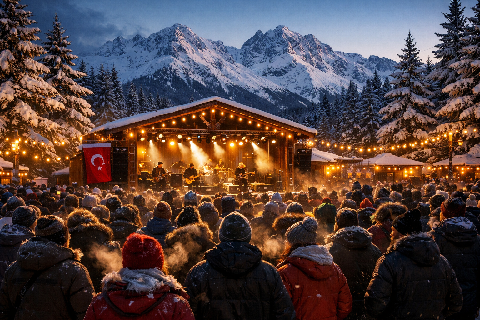 Kis mevsiminde dagda acik hava etkinligi